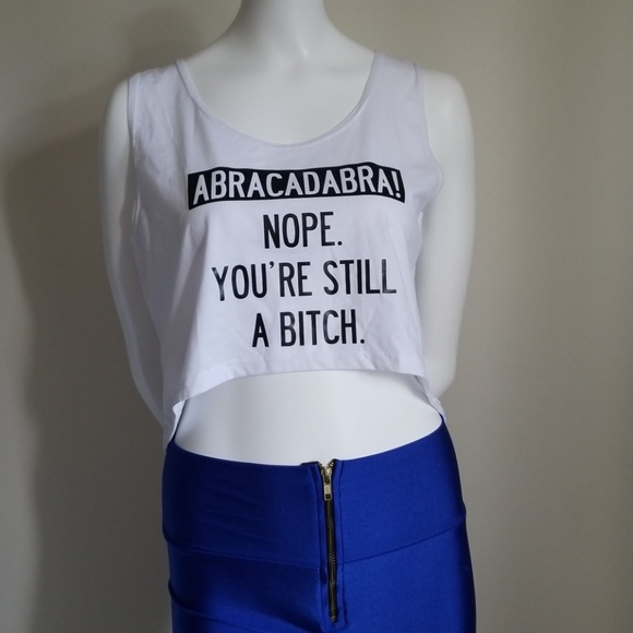 Tops - Abracadabra! White Top Size Small/ Medium